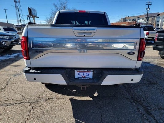 2015 Ford F-150 Platinum 2015 FORD F-150 PLATINUM in Denver, CO - CTS Auto Sales